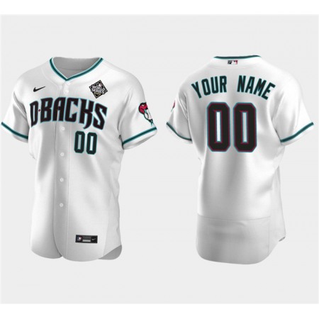Men's Arizona Diamondbacks Actve Player Custom White 2023 World Series Flex Base Stitched Jersey Men's Arizona Diamondbacks Actve Player Custom White 2023 World Series Flex Base Stitched Jersey