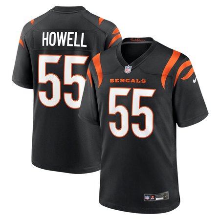 Men's Cincinnati Bengals #55 Cashius Howell Black 2026 NFL Draft Game Jersey