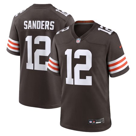 Men's Cleveland Browns #00 Shedeur Sanders Nike Brown 2025 NFL Draft Game Jersey Men's Cleveland Browns #00 Shedeur Sanders Nike Brown 2025 NFL Draft Game Jersey