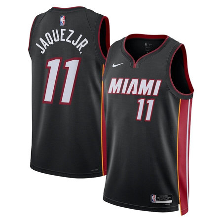 Women's Miami Heat #11 Jaime Jaquez Jr. Nike Black Swingman Icon Edition Jersey