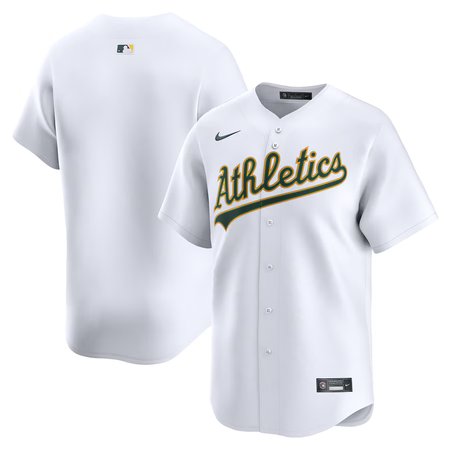 Men's Oakland Athletics Nike White Home Limited Jersey