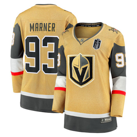 Women's Vegas Golden Knights #93 Mitch Marner Gold 2026 Stanley Cup Final Jersey