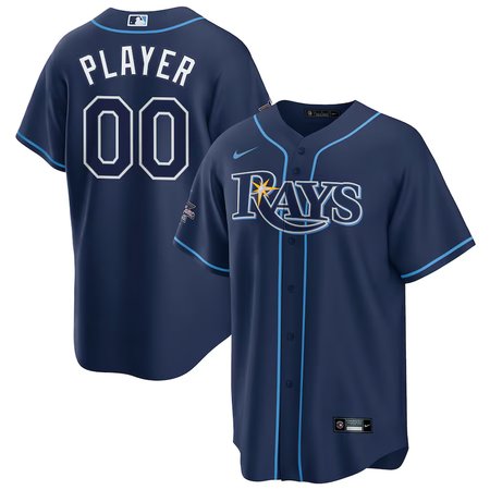 Men's Tampa Bay Rays Navy 2025 MLB All-Star Game Away Custom Replica Jersey