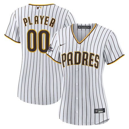 Women's San Diego Padres White 2025 MLB All-Star Game Home Custom Replica Jersey