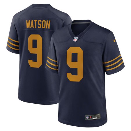 Men's Green Bay Packers #9 Christian Watson Nike Navy The 1923 Classic Game Jersey