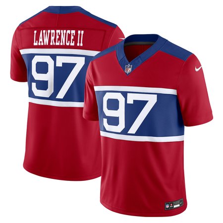 Men's New York Giants Dexter Lawrence II Nike Century Red Alternate Vapor F.U.S.E. Limited Jersey Men's New York Giants Dexter Lawrence II Nike Century Red Alternate Vapor F.U.S.E. Limited Jersey