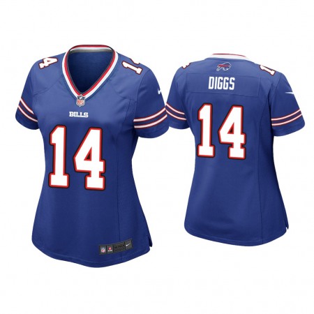Women's Buffalo Bills #14 Stefon Diggs Blue Stitched Jersey Women's Buffalo Bills #14 Stefon Diggs Blue Stitched Jersey