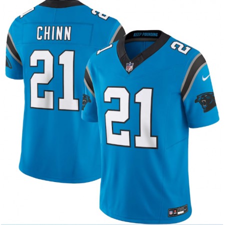 Men's Carolina Panthers #21 Jeremy Chinn Blue 2023 F.U.S.E. Vapor Untouchable Stitched Football Jersey Men's Carolina Panthers #21 Jeremy Chinn Blue 2023 F.U.S.E. Vapor Untouchable Stitched Football Jersey