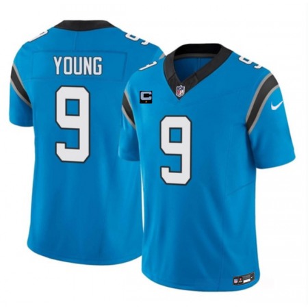 Men's Carolina Panthers #9 Bryce Young Blue 2023 F.U.S.E. With 1-Star C Patch Vapor Untouchable Stitched Football Jersey Men's Carolina Panthers #9 Bryce Young Blue 2023 F.U.S.E. With 1-Star C Patch Vapor Untouchable Stitched Football Jersey
