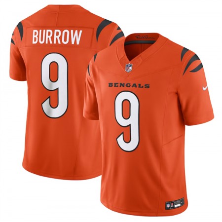 Men's Cincinnati Bengals #9 Joe Burrow Orange 2023 F.U.S.E. Vapor Untouchable Limited Stitched Jersey Men's Cincinnati Bengals #9 Joe Burrow Orange 2023 F.U.S.E. Vapor Untouchable Limited Stitched Jersey
