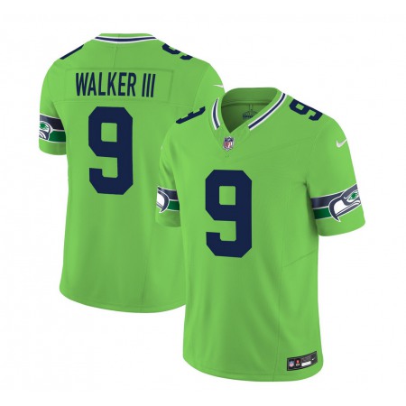 Men's Seattle Seahawks #9 Kenneth Walker III 2023 F.U.S.E. Green Limited Stitched Football Jersey Men's Seattle Seahawks #9 Kenneth Walker III 2023 F.U.S.E. Green Limited Stitched Football Jersey