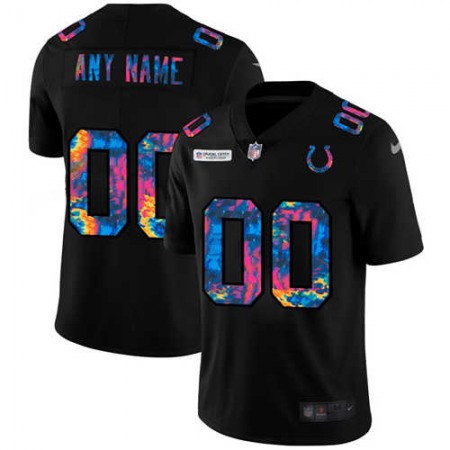 Men's Indianapolis Colts ACTIVE PLAYER Custom 2020 Black Crucial Catch Limited Stitched Jersey Men's Indianapolis Colts ACTIVE PLAYER Custom 2020 Black Crucial Catch Limited Stitched Jersey