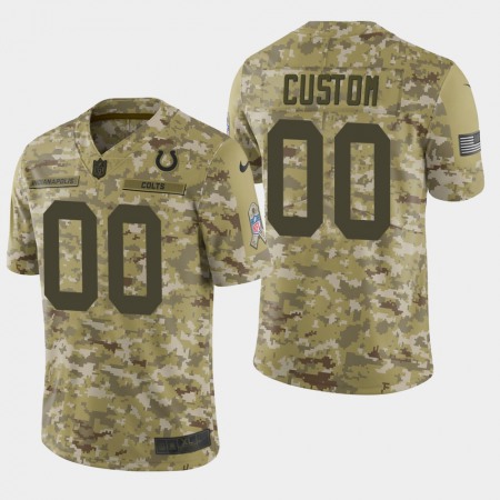 Men's Indianapolis Colts Customized Camo Salute To Service NFL Stitched Limited Jersey Men's Indianapolis Colts Customized Camo Salute To Service NFL Stitched Limited Jersey