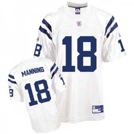 Colts #18 Peyton Manning White Stitched Youth NFL Jersey Colts #18 Peyton Manning White Stitched Youth NFL Jersey