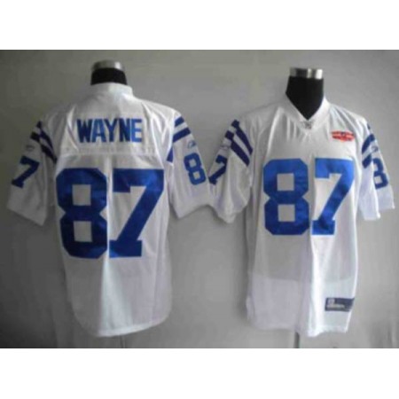 Colts #87 Reggie Wayne White With Super Bowl Patch Stitched Youth NFL Jersey Colts #87 Reggie Wayne White With Super Bowl Patch Stitched Youth NFL Jersey