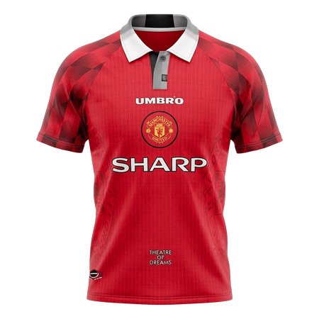 Men's Manchester United Home Retro Soccer Jersey 1996/97 Men's Manchester United Home Retro Soccer Jersey 1996/97