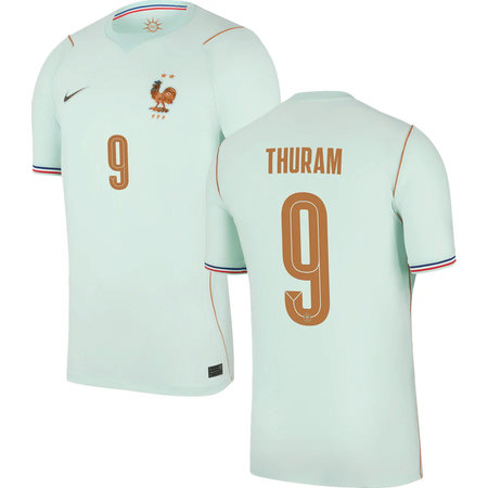Kid's THURAM #9 France Away Replica Jersey World Cup 2026