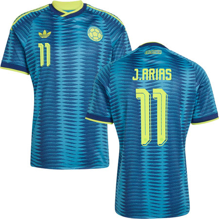 Kid's J.ARIAS #11 Colombia Away Replica Jersey World Cup 2026