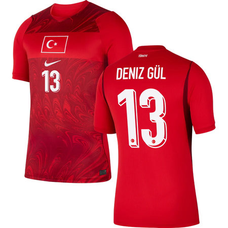 Kid's Deniz Gül #13 Turkey Home Replica Jersey World Cup 2026